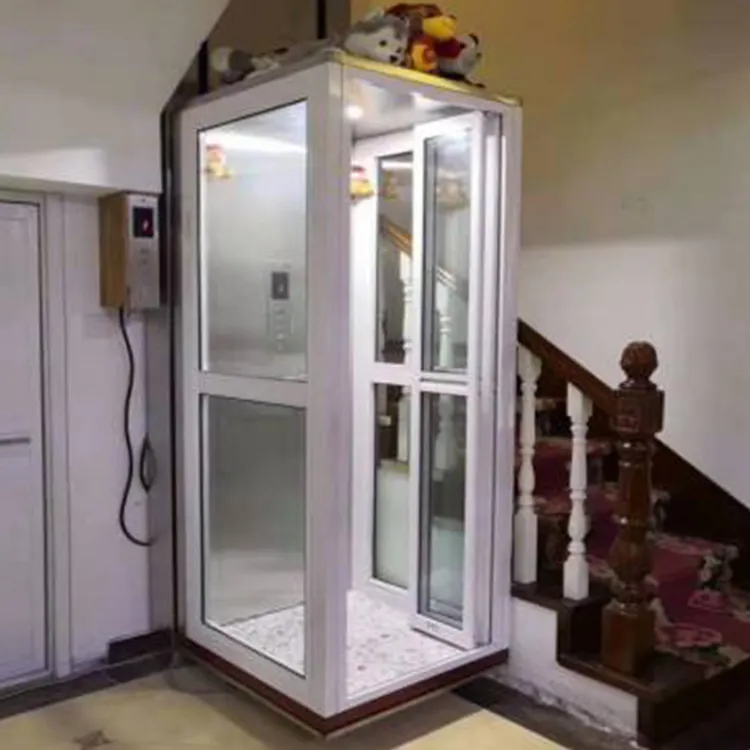 2-5 Floors Small Residential Elevators Hydraulic Ascensor House Villa Lift Passenger Home Lift