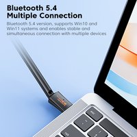Toocki MU-MIMO Adaptateur Wi-Fi USB sans fil à gain élevé Installation sans pilote pour les jeux au bureau à domicile
