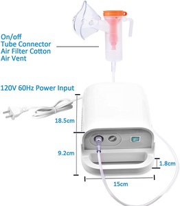 Atomizador para adultos y niños Nebulizador de compresor de mano para medicamentos para el asma Nebulizador de compresor - Product Image 6