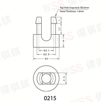 Échantillon gratuit ISO entretoise en plastique PCB rond entretoise en plastique entretoise PCB entretoise