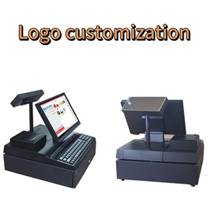 Touch POS Full Billing System POS Cash Register with <b>Keyboard</b> and Cash Drawer Intelliengent for Supermarket - Product Image 3