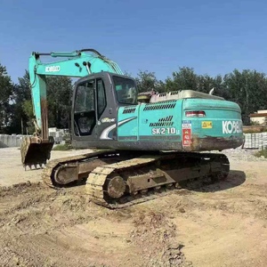 Excavadora hidráulica de cadenas Kobelco SK210LC-8 usada, original de Japón, 21 toneladas, pocas horas de trabajo, buen estado - Product Image 1