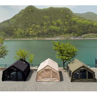 Tente de camping gonflable imperméable de grande taille de 17.2 mètres carrés à vendre