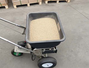 Spargitore Elettrico Professionale a Spinta Manuale con Telaio in Acciaio Resistente e Funzionamento Semplice per Uso Agricolo e Semina di <span class=keywords><strong>Sementi</strong></span> - 1 Anno di Garanzia - Product Image 3