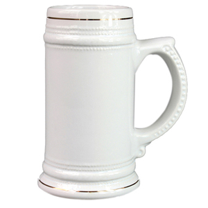Nhà sản xuất bán buôn cao cấp 22oz thăng hoa gốm bia <span class=keywords><strong>Mug</strong></span> với Vàng <span class=keywords><strong>Side</strong></span> giọng-Bền thực phẩm cấp gốm <span class=keywords><strong>Mug</strong></span> - Product Image 1