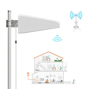 Cell Phone Amplifier Outdoor High Gain 12dbi 50cm Ldpa 700 - 2700 Mhz Antenna For Gsm Lte Dcs Mobile Signal Booster