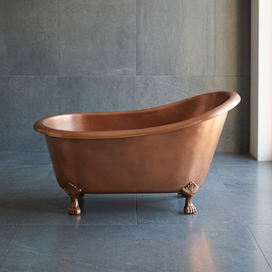 Freestanding Copper Oval Clawfoot <b>Bathtub</b> Luxury <b>Adults</b> <b>for</b> Hotel Bathroom Indian Home Crafts - Product Image 1
