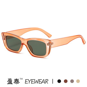 Eyewear <b>Small</b> <b>Frame</b> <b>Sunglasses</b> UV400 Plastic Metal Unisex Street Style - Product Image 4