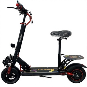 Scooter Plegable para Exteriores con Doble Amortiguación, Velocidad de 60 km/h para Adultos, Diseño Plegable Fácil de Guardar y Transportar - Product Image 2