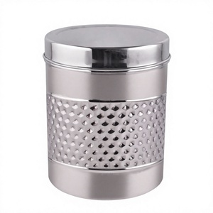 Chitai inférieur et supérieur mat et central et couvercle poli, simple paroi couleur argent, acier inoxydable au prix de gros - Product Image 1