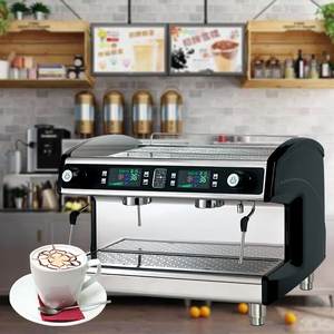 เครื่องชงกาแฟเอสเพรสโซ่อัตโนมัติเต็มรูปแบบ 220V สำหรับธุรกิจ / เครื่องคั่วกาแฟสำหรับร้านกาแฟ - Product Image 5