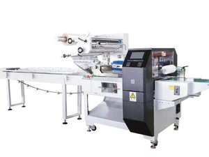 Intelligent PLC Plastic Pillow Packaging Machine | Automatic Food Packing for Snacks Bread & <b>Confectionery</b> Automatic Packing Mac - Product Image 5