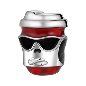 <b>Cute</b> coffee cup beaded DIY <b>bracelet</b>, unique and high-end accessory, perfect for a girl's birthday gift - Product Image 1