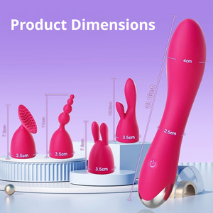 Cross-Border Sale Of 20 Different Frequencies Of G-Shaped 4-In-1 Vibration Rods Self-Pleasure <b>Vibrator</b> for Woman - Product Image 4