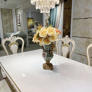 Rui Sen Pháp Rắn Gỗ Dài Bàn Ăn Ghế Châu Âu-Phong Cách Sang Trọng 6-Người Và Kết Hợp Bàn Ăn Tối Biệt Thự Đồ Nội Thất - Product Image 3