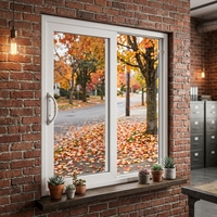 Fenêtres coulissantes en PVC LEDOW P80 à valeur ajoutée durable avec indice d'efficacité énergétique pour les appartements multifamiliaux
