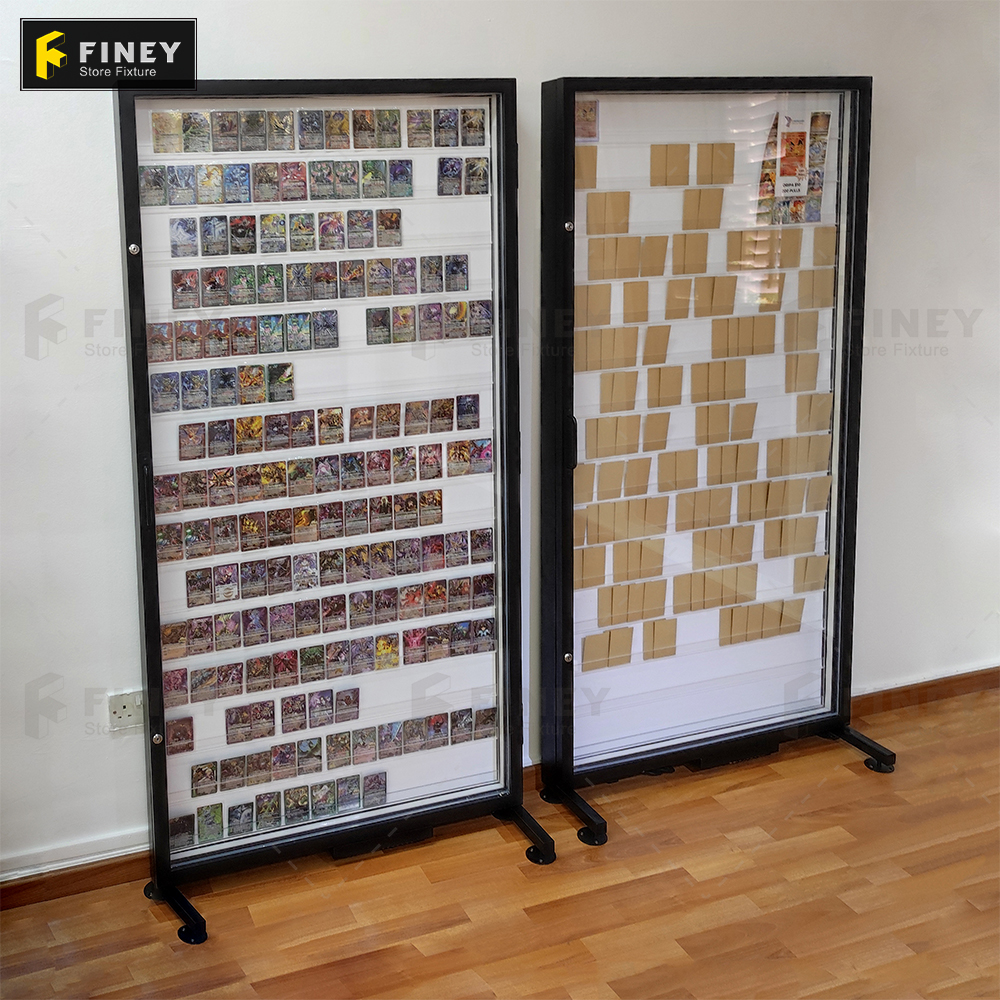 Présentoir Transparent Pour 3 Cartes à Collectionner – Format 27x15 Cm – PVC, Protection Anti-Rayures