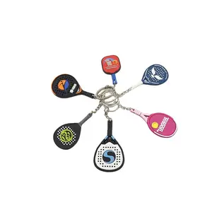 Wsnbwye raqueteira de padel llaveros Anime Sublimation DIY CHAVEIRO Keychain rubber mochila padel hombre keychain