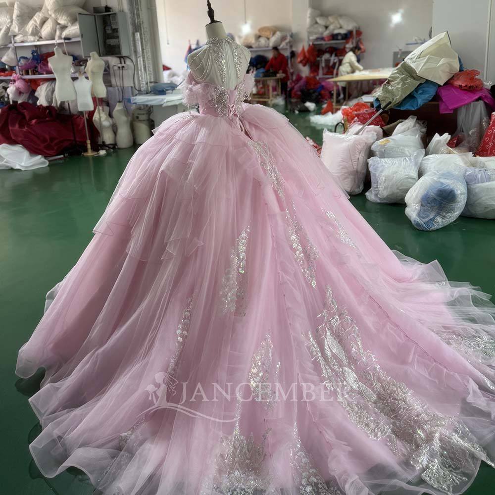 wedding dresses for bride pink