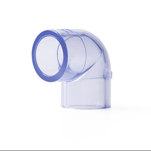 ข้อต่อท่อพีวีซีใสยี่ห้อ Yuxin แบบโค้งงอ 90 องศา สำหรับตู้ปลา ระบบน้ำประปา และอุปกรณ์ประปา - Product Image 1