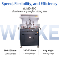 Machine de découpe automatique à tête unique pour aluminium, lame de scie en carbure de 500 mm, 45-135 degrés