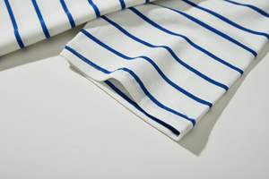 Camiseta personalizada de cuello redondo para correr para hombre, camiseta a rayas de gran tamaño, Camiseta de algodón transpirable para hombre - Product Image 5