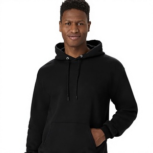 Sudadera con Capucha para Mujer, Color Negro, con Bolsillo Canguro, Estilo Casual para Otoño, 100% Algodón Tejido Transpirable - Product Image 2