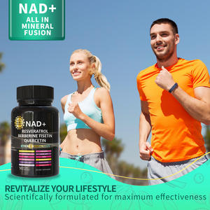 Cápsulas de Antioxidantes NAD de Marca Privada OEM ODM, Suplemento Dietético con Resveratrol, Berberina, Fisetina y Quercetina para Adultos, 90 Cápsulas - Product Image 6