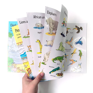 Fabricante de álbumes de recortes personalizados para niños, pegatinas reutilizables, <span class=keywords><strong>libro</strong></span> de pegatinas para niños, servicio de impresión en papel y cartón - Product Image 3