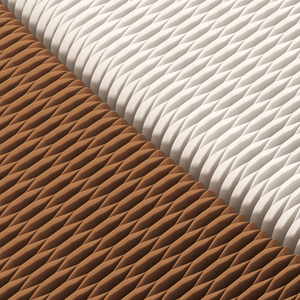 क्राफ्ट पेपर फोल्डेबल बेंच हनीमून 3/6 सीट बेंच के लिए आधुनिक वाणिज्यिक बैठने की बेंच - Product Image 4