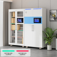 Casier à livres intelligent en acier moderne sans surveillance avec reconnaissance faciale RFID pour le prêt et le retour de livres
