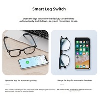 Lunettes audio intelligentes G05 avec verres magnétiques détachables, commande tactile, appels téléphoniques, musique, lunettes de soleil, protection contre la lumière bleue, vision nocturne UV