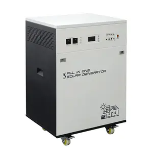 Mini inversor portátil generador de energía solar 4kVa 1000W 1kw 3kw 1500W 2000W 3000W 4000W Precio del generador solar en Pakistán 5kw