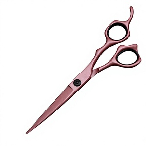 Ciseaux à cheveux en acier inoxydable rose gold, ciseaux professionnels pour coiffeur, pour le coiffage et le soin des sourcils - Product Image 3