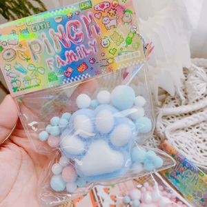Wholesale TPR <b>Cat</b> Paw Unique <b>Gift</b> Claw Pinch Squeeze Toy Fidget Toy for Kids Birthday <b>Gifts</b> Taba Squishy Squeeze Toys - Product Image 2
