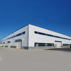 Structure en acier préfabriquée, conception d'entrepôt en structure métallique, bâtiment métallique, entrepôt en structure acier renforcé - Product Image 1