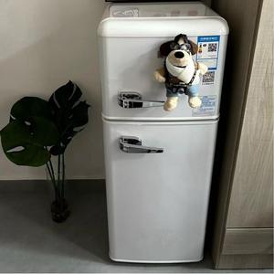 Réfrigérateur <span class=keywords><strong>vintage</strong></span> 82L réfrigérateurs pour la maison mini réfrigérateur refroidisseurs congélateur coffre appareils réfrigérateur réfrigérateur congélateurs - Product Image 1
