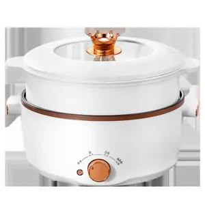 Factory 2022 Newest Stainless Steel PP Electric Cooker Switch Control 3L Hot Pot Electric Cooking Pot