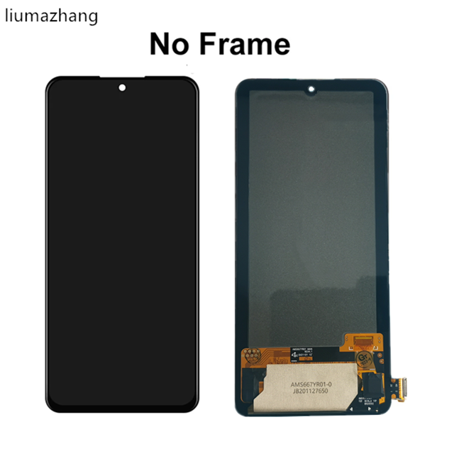 100% High Quality TFT Display Touch Screen Digitizer Assembly for Redmi Note 10 Pro (M2101K6G/M2101K6R) 6.67 Inch Replacement 3