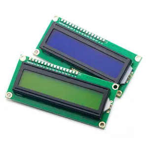 Yüksek kaliteli LCD1602 sarı-yeşil mavi Lcd ekran modül modülü IIC/I2C 1602 16X2 LCD modülü