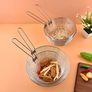 Ensemble de filtres de <span class=keywords><strong>passoire</strong></span> de cuisine pliables Tamis à mailles fines Passoires en acier inoxydable - Product Image 3