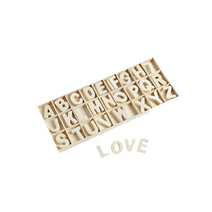 Juego de letras y números de madera para colorear en inglés, para educación temprana infantil transfronteriza, caja de números creativa cortada con láser - Product Image 5