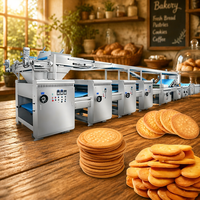Ligne de production automatique de biscuits de qualité industrielle pour boulangerie, nouvelle conception spéciale pour les biscuits aux pommes de terre, excellente