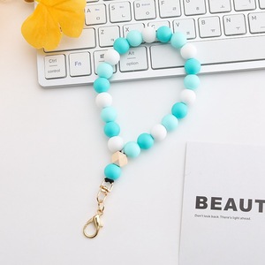 Nouveau Silicone Perle Bracelet Téléphone <span class=keywords><strong>Portable</strong></span> Cas Corde Porte-clés Dragonne <span class=keywords><strong>Cordon</strong></span> pour Femmes Filles - Product Image 6