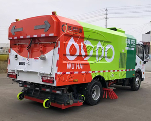 รถบรรทุกกำจัดมลพิษบนถนนแบบเบา 5 ลูกบาศก์เมตร แชสซี Dongfeng รถกวาดทำความสะอาดพื้นผิวถนนแบบลึก - Product Image 3