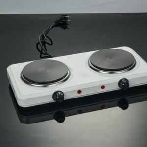 <span class=keywords><strong>Plaque</strong></span> chauffante électrique 2000W vente directe d'usine ménage et commercial double cuisinière ustensiles de cuisine réglage du bouton - Product Image 1