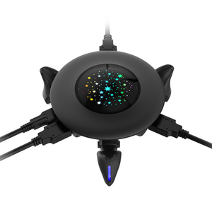 <span class=keywords><strong>Convertisseur</strong></span> clavier-souris RGB rond pour Nintendo Switch 2/PS4/PS3/Xbox Series X/PC - Product Image 4