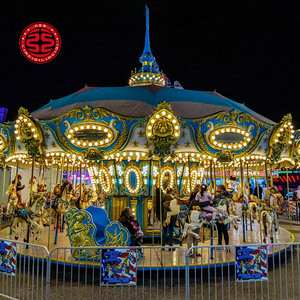 Giostra in Vetroresina Attraente per Parchi Divertimento Interni/Esterni, Carosello per Bambini ad Uso Commerciale - Product Image 1