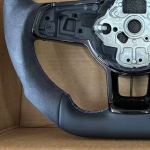 Volante de Cuero para Coche <span class=keywords><strong>VW</strong></span> Volkswagen Golf 6 Golf 7 7.5 <span class=keywords><strong>GTI</strong></span> R MK7 para <span class=keywords><strong>VW</strong></span> <span class=keywords><strong>Polo</strong></span> <span class=keywords><strong>GTI</strong></span> Jetta Passat B8 Tiguan Sharan Touran - Product Image 6