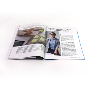 Impresión Offset Personalizada al por Mayor, Cubierta Blanda <span class=keywords><strong>de</strong></span> Cartón, Catálogo <span class=keywords><strong>de</strong></span> Libros <span class=keywords><strong>de</strong></span> Tapa Blanda, Solapa para Revistas, Impresión a Todo Color con Estampado en Caliente - Product Image 4